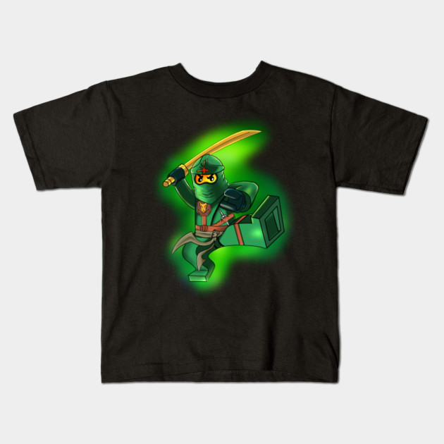 Green Ninjago Lego Kids TShirt TeePublic